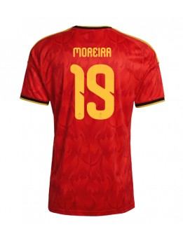 Moški Nogometna dresi replika Belgija Diego Moreira #19 Domači SP 2026 Kratek rokav